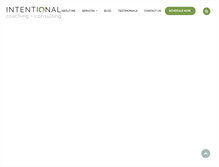 Tablet Screenshot of intentionalconsultants.com